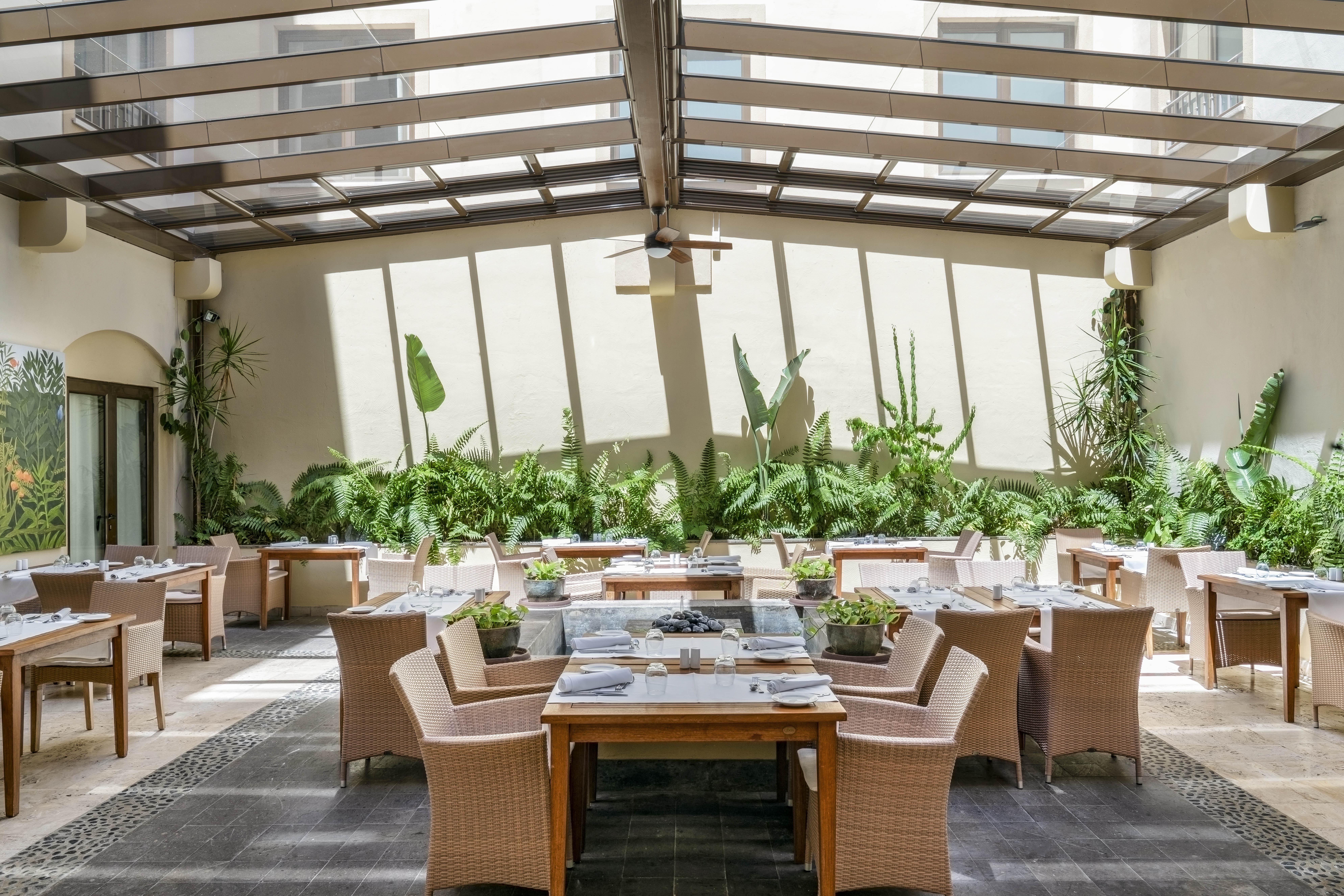 Vincci Seleccion La Plantacion Del Sur Hotel Адехе Екстериор снимка The restaurant
